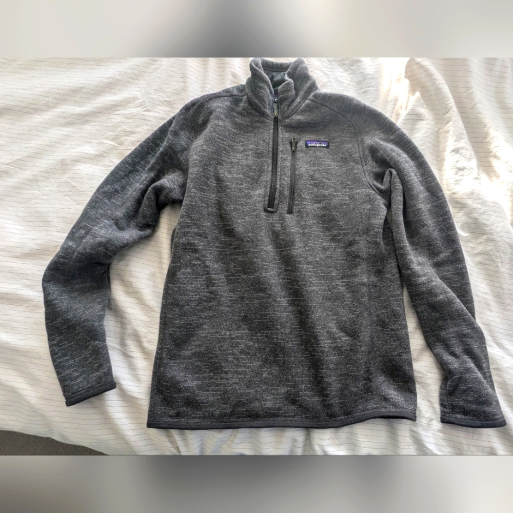Patagonia Better Sweater Gray Men's Small beautiful! Quarter zip
